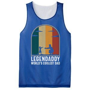 Legendaddy Worlds Coolest Dad Fathers Day Cute Gift Mesh Reversible Basketball Jersey Tank