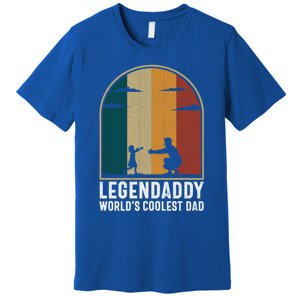 Legendaddy Worlds Coolest Dad Fathers Day Cute Gift Premium T-Shirt