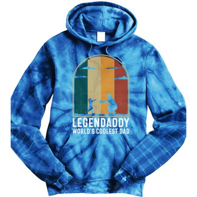 Legendaddy Worlds Coolest Dad Fathers Day Cute Gift Tie Dye Hoodie