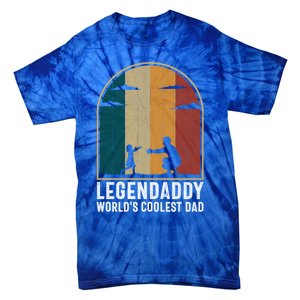 Legendaddy Worlds Coolest Dad Fathers Day Cute Gift Tie-Dye T-Shirt