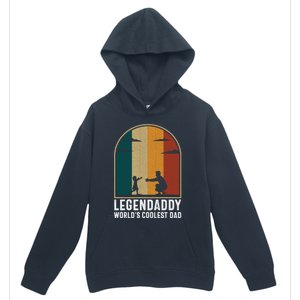 Legendaddy Worlds Coolest Dad Fathers Day Cute Gift Urban Pullover Hoodie