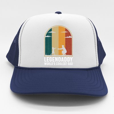 Legendaddy Worlds Coolest Dad Fathers Day Cute Gift Trucker Hat