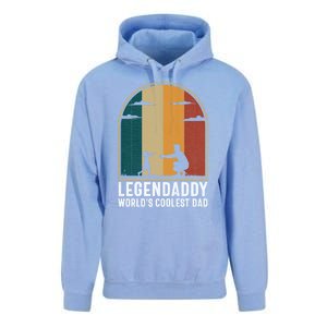 Legendaddy Worlds Coolest Dad Fathers Day Cute Gift Unisex Surf Hoodie