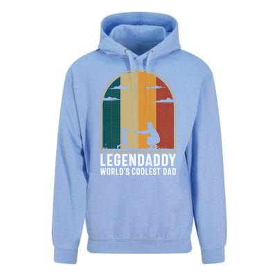 Legendaddy Worlds Coolest Dad Fathers Day Cute Gift Unisex Surf Hoodie