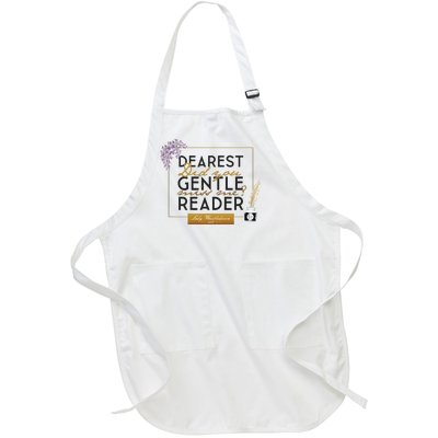 Lady Whistledown Dearest Gentle Reader Quote Full-Length Apron With Pockets