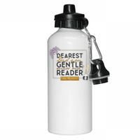 Lady Whistledown Dearest Gentle Reader Quote Aluminum Water Bottle