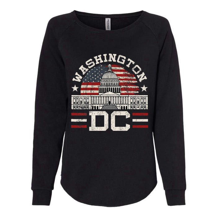 Love Washington Dc Usa Womens California Wash Sweatshirt