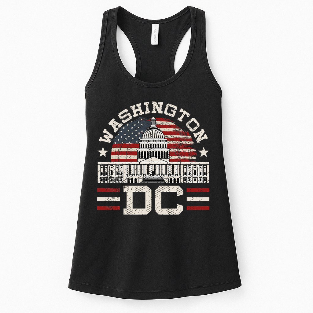 Love Washington Dc Usa Womens Tank Top