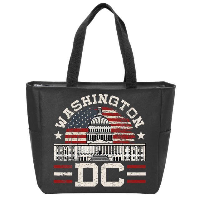 Love Washington Dc Usa Zip Tote Bag