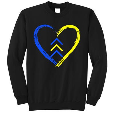 Love World Down Syndrome Awareness Day Love 3 Arrows Sweatshirt