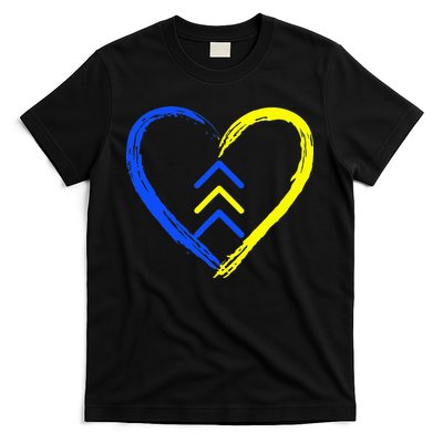 Love World Down Syndrome Awareness Day Love 3 Arrows T-Shirt