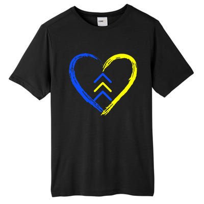 Love World Down Syndrome Awareness Day Love 3 Arrows Tall Fusion ChromaSoft Performance T-Shirt