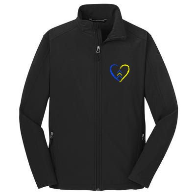 Love World Down Syndrome Awareness Day Love 3 Arrows Core Soft Shell Jacket