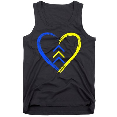 Love World Down Syndrome Awareness Day Love 3 Arrows Tank Top