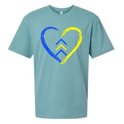 Love World Down Syndrome Awareness Day Love 3 Arrows Sueded Cloud Jersey T-Shirt