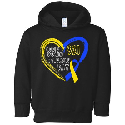 Love World Down Syndrome Awareness Day Love Toddler Hoodie