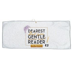 Lady Whistledown Dearest Gentle Reader Large Microfiber Waffle Golf Towel