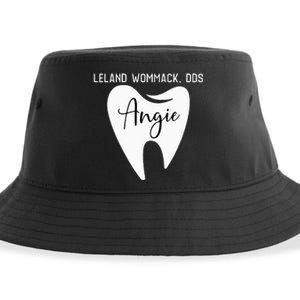 Leland Wommack Dds For Angie Funny Dentist Sustainable Bucket Hat