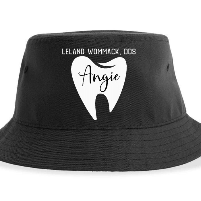 Leland Wommack Dds For Angie Funny Dentist Sustainable Bucket Hat