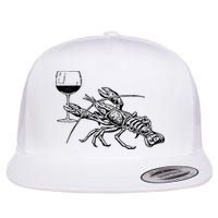 Lobster Wine Drinking Shirts Funny Beach Cruise Vacation Gift Flatbill Hat