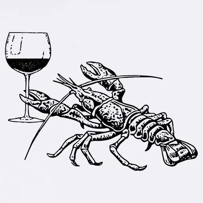 Lobster Wine Drinking Shirts Funny Beach Cruise Vacation Gift Flatbill Hat