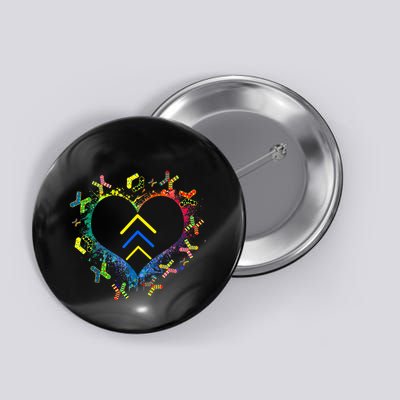 Love World Down Syndrome Awareness Day Love 3 Arrows Socks Button