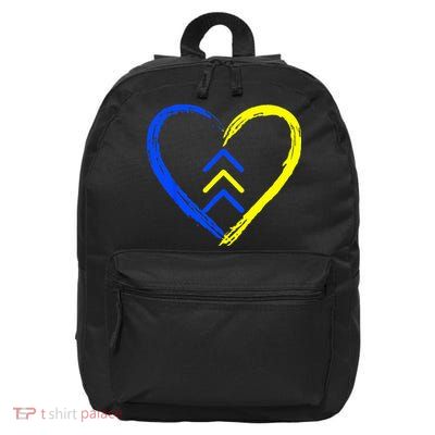 Love World Down Syndrome Awareness Day Love 3 Arrows 16 in Basic Backpack