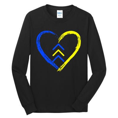 Love World Down Syndrome Awareness Day Love 3 Arrows Tall Long Sleeve T-Shirt