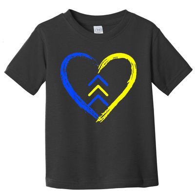 Love World Down Syndrome Awareness Day Love 3 Arrows Toddler T-Shirt
