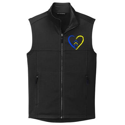 Love World Down Syndrome Awareness Day Love 3 Arrows Collective Smooth Fleece Vest