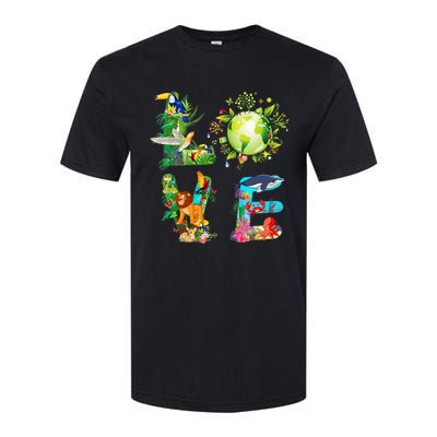 Love World Earth Day 2024 Planet Environmental Animal Softstyle CVC T-Shirt