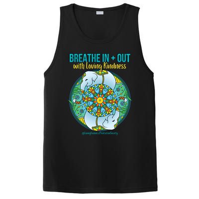 Lucky White Elephant Love Dala Loving Kindness Meditation Gift PosiCharge Competitor Tank