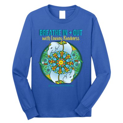 Lucky White Elephant Love Dala Loving Kindness Meditation Gift Long Sleeve Shirt