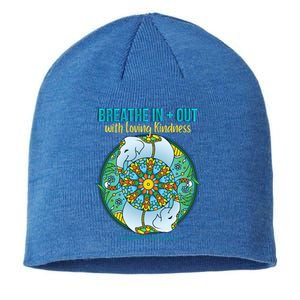 Lucky White Elephant Love Dala Loving Kindness Meditation Gift Sustainable Beanie