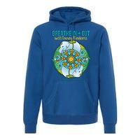 Lucky White Elephant Love Dala Loving Kindness Meditation Gift Premium Hoodie