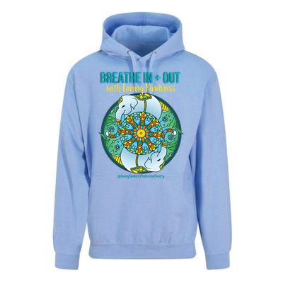 Lucky White Elephant Love Dala Loving Kindness Meditation Gift Unisex Surf Hoodie