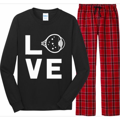 Love With Eye Cool Ophthalmology Ophthalmologist Long Sleeve Pajama Set