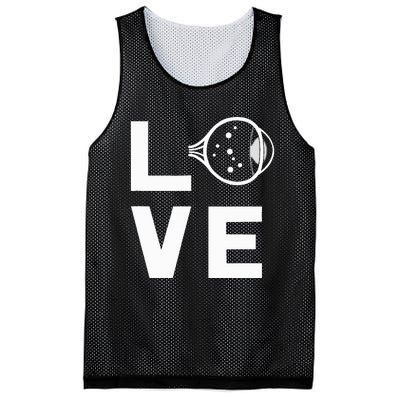 Love With Eye Cool Ophthalmology Ophthalmologist Mesh Reversible Basketball Jersey Tank