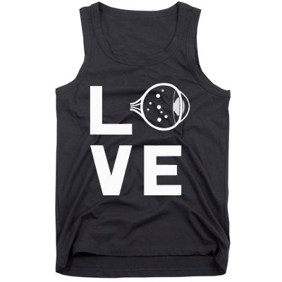 Love With Eye Cool Ophthalmology Ophthalmologist Tank Top