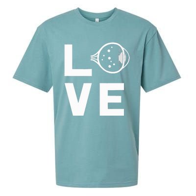 Love With Eye Cool Ophthalmology Ophthalmologist Sueded Cloud Jersey T-Shirt