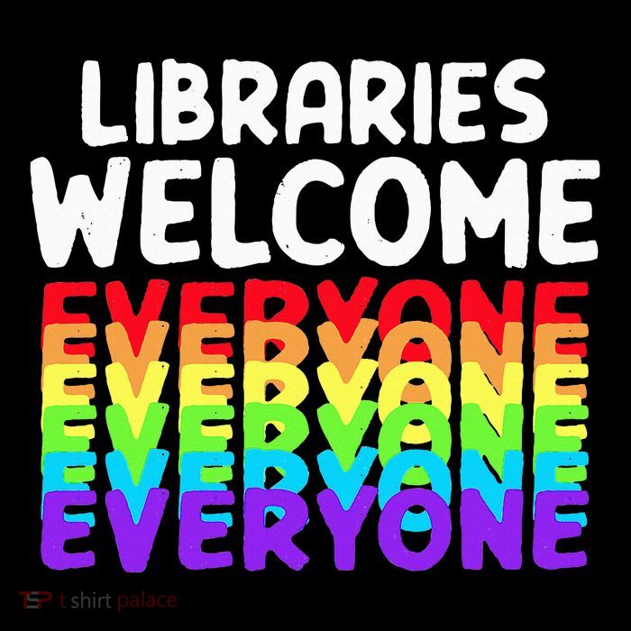 Libraries Welcome Everyone Equality Pride Cooling Performance Long Sleeve Crew