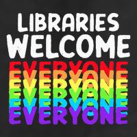 Libraries Welcome Everyone Equality Pride 25L Jumbo Tote