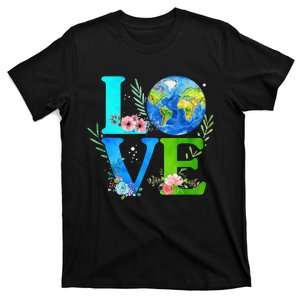 Love World Earth Day 2024 Environmental T-Shirt