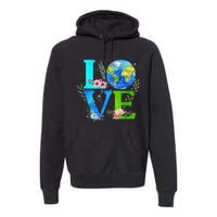 Love World Earth Day 2024 Environmental Premium Hoodie