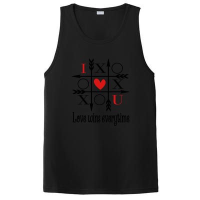 Love Wins Everytime Valentine's Day Gift PosiCharge Competitor Tank