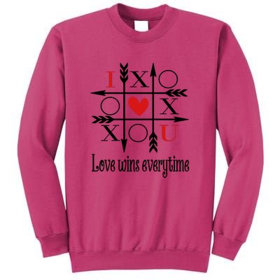 Love Wins Everytime Valentine's Day Gift Sweatshirt