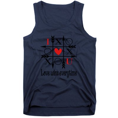 Love Wins Everytime Valentine's Day Gift Tank Top