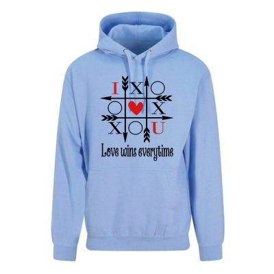 Love Wins Everytime Valentine's Day Gift Unisex Surf Hoodie