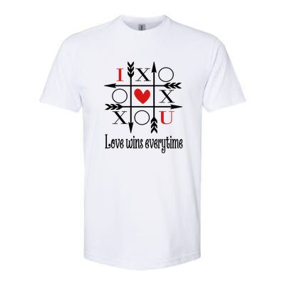 Love Wins Everytime Valentine's Day Gift Softstyle CVC T-Shirt