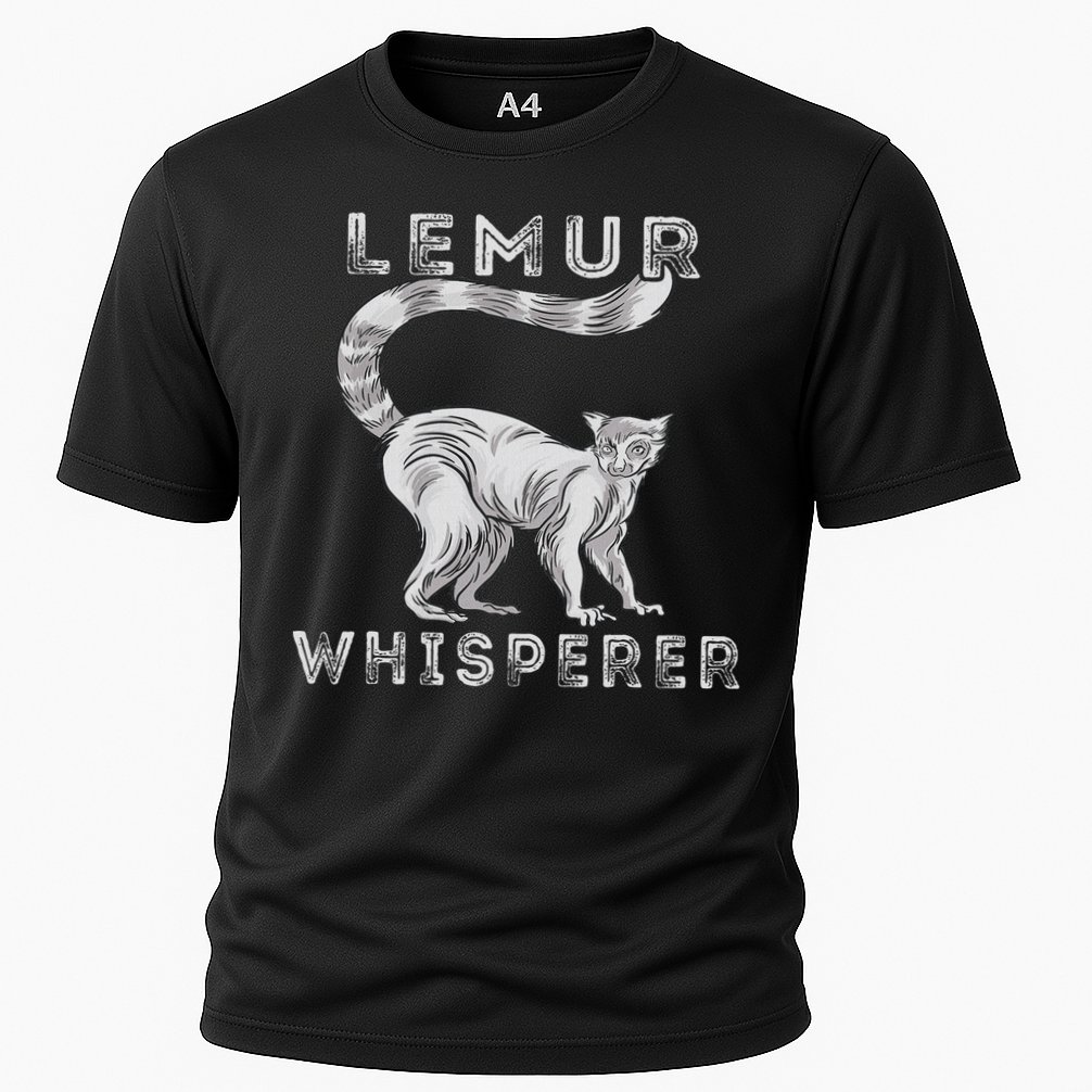 Lemur Whisperer Funny Lemur Lover Lemur Monkey Cooling Performance Crew T-Shirt